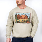Suns Cactus Design - Western Unisex Crewneck T-Shirt Sweatshirt Hoodie