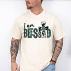 I am Blessed Cross Design - Western Unisex Crewneck T-Shirt Sweatshirt Hoodie
