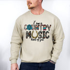 I am a Country Music Kind Of Gal Design - Western Unisex Crewneck T-Shirt Sweatshirt Hoodie