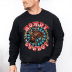 Howdy Cowboy Design - Western Unisex Crewneck T-Shirt Sweatshirt Hoodie