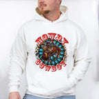 Howdy Cowboy Design - Western Unisex Crewneck T-Shirt Sweatshirt Hoodie
