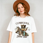 Cowgirl Social Club Design - Cowgirl Unisex Crewneck T-Shirt Sweatshirt Hoodie