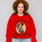 Wanted And Wild Design - Cowgirl Unisex Crewneck T-Shirt Sweatshirt Hoodie