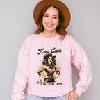 Keep Calm Cowgirl On Design - Cowgirl Unisex Crewneck T-Shirt Sweatshirt Hoodie