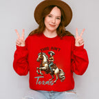 This Aint Texas Design - Cowgirl Unisex Crewneck T-Shirt Sweatshirt Hoodie