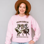 Cowgirls Just Wanna Have Fun Design - Cowgirl Unisex Crewneck T-Shirt Sweatshirt Hoodie