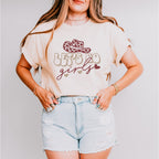 Let's Go Girls Design - Cowgirl Unisex Crewneck T-Shirt Sweatshirt Hoodie