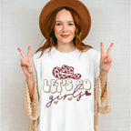 Let's Go Girls Design - Cowgirl Unisex Crewneck T-Shirt Sweatshirt Hoodie