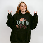 Let's Rodeo Design - Cowgirl Unisex Crewneck T-Shirt Sweatshirt Hoodie