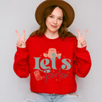 Let's Rodeo Design - Cowgirl Unisex Crewneck T-Shirt Sweatshirt Hoodie