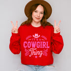 It's a Cowgirl Thing Design - Cowgirl Unisex Crewneck T-Shirt Sweatshirt Hoodie