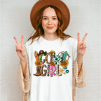 Retro Cowgirl Design - Cowgirl Unisex Crewneck T-Shirt Sweatshirt Hoodie