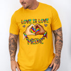 Love is Love Pride - LGBTQ Theme Unisex Crewneck T-Shirt Sweatshirt Hoodie