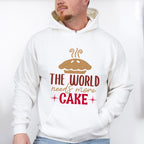 World Needs More Cake - Cooking Unisex Crewneck T-Shirt Sweatshirt Hoodie