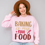 Baking Is My Soul Food - Cooking Unisex Crewneck T-Shirt Sweatshirt Hoodie