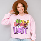 No Gender No Limit - LGBTQ Theme Unisex Crewneck T-Shirt Sweatshirt Hoodie
