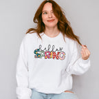 Flower Spring Design - Spring Unisex Crewneck T-Shirt Sweatshirt Hoodie