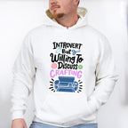 Introvert But - Crafting Unisex Crewneck T-Shirt Sweatshirt Hoodie