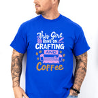 Crafting And Coffee - Crafting Unisex Crewneck T-Shirt Sweatshirt Hoodie