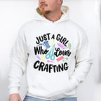 Who Loves Crafting - Crafting Unisex Crewneck T-Shirt Sweatshirt Hoodie