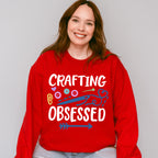 Crafting Obsessed - Crafting Unisex Crewneck T-Shirt Sweatshirt Hoodie