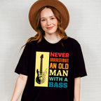 Old Man With A Bass - Singing Unisex Crewneck T-Shirt Sweatshirt Hoodie