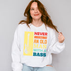 Old Man With A Bass - Singing Unisex Crewneck T-Shirt Sweatshirt Hoodie