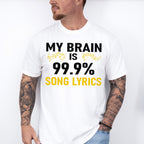 My Brain Is Song Lyrics - Singing Unisex Crewneck T-Shirt Sweatshirt Hoodie