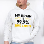 My Brain Is Song Lyrics - Singing Unisex Crewneck T-Shirt Sweatshirt Hoodie