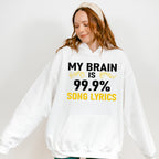 My Brain Is Song Lyrics - Singing Unisex Crewneck T-Shirt Sweatshirt Hoodie