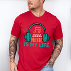 Music Is My Life - Singing Unisex Crewneck T-Shirt Sweatshirt Hoodie