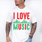 I Love Music - Singing Unisex Crewneck T-Shirt Sweatshirt Hoodie