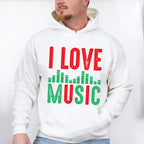 I Love Music - Singing Unisex Crewneck T-Shirt Sweatshirt Hoodie