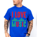 I Love Music - Singing Unisex Crewneck T-Shirt Sweatshirt Hoodie