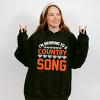Drinking To A Country Song - Singing Unisex Crewneck T-Shirt Sweatshirt Hoodie