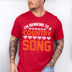 Drinking To A Country Song - Singing Unisex Crewneck T-Shirt Sweatshirt Hoodie