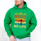 No Music No Life - Singing Unisex Crewneck T-Shirt Sweatshirt Hoodie