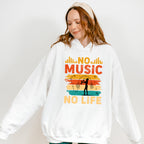 No Music No Life - Singing Unisex Crewneck T-Shirt Sweatshirt Hoodie