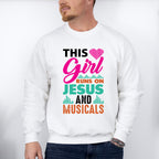 Jesus And Musicals - Singing Unisex Crewneck T-Shirt Sweatshirt Hoodie