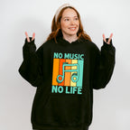 No Music No Life - Singing Unisex Crewneck T-Shirt Sweatshirt Hoodie