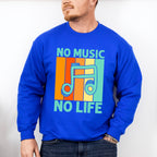 No Music No Life - Singing Unisex Crewneck T-Shirt Sweatshirt Hoodie