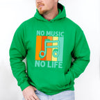 No Music No Life - Singing Unisex Crewneck T-Shirt Sweatshirt Hoodie