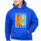 No Music No Life - Singing Unisex Crewneck T-Shirt Sweatshirt Hoodie