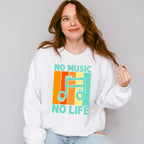 No Music No Life - Singing Unisex Crewneck T-Shirt Sweatshirt Hoodie