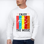 Enjoy The Music - Singing Unisex Crewneck T-Shirt Sweatshirt Hoodie