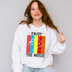 Enjoy The Music - Singing Unisex Crewneck T-Shirt Sweatshirt Hoodie
