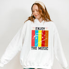 Enjoy The Music - Singing Unisex Crewneck T-Shirt Sweatshirt Hoodie