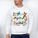 Hello Spring Butterflies - Spring Unisex Crewneck T-Shirt Sweatshirt Hoodie