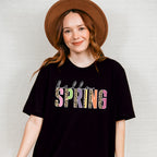 Hello Spring Leopard Design - Spring Unisex Crewneck T-Shirt Sweatshirt Hoodie