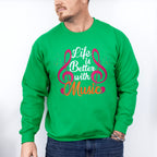 Better With Music - Singing Unisex Crewneck T-Shirt Sweatshirt Hoodie